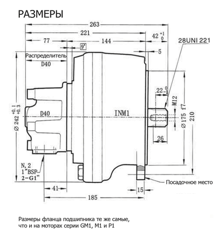 Гидромотор INM1-300