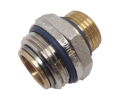Ниппель поворотный 15-20 1/2"-3/4" Sanline c двуст. уплотнением Арт.39207