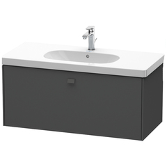 Duravit Brioso BR404704949 Тумба подвесная под раковину 1020х469х452 мм, с 1 выдвижным ящиком, цвет графит матовый 49 (для 034210) фото