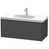 Duravit Brioso BR404704949 Тумба подвесная под раковину 1020х469х452 мм, с 1 выдвижным ящиком, цвет графит матовый 49 (для 034210)