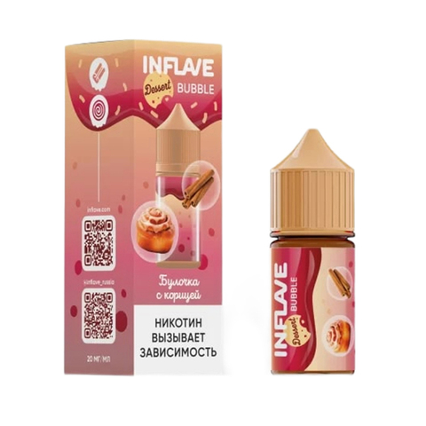 Жидкость INFLAVE Bubble Dessert Salt 2% 30 ml - Булочка с корицей