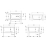 Duravit 790105000000000 Ножки с боковой длиной> 1500 мм