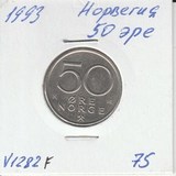 V1282F 1993 Норвегия 50 эре V1282F 1993 Норвегия 50 эре