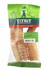 Titbit лакомство для собак трахея резанная 8,5 см 170 гр