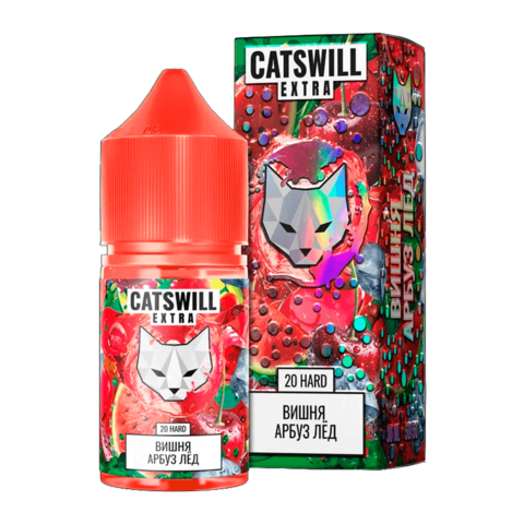 Жидкость CATSWILL EXTRA Salt 2% HARD 30 ml - Вишня Арбуз Лёд