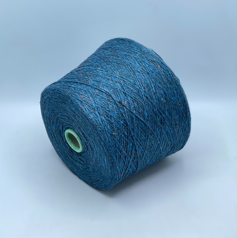 Filcom, Tibet tweed 2/11 550м. 50%Як, 50%Шелк, Море,твид(124), 42087