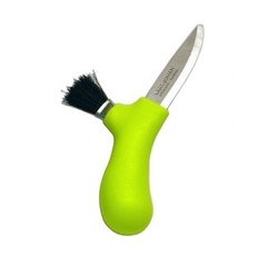 Фото Нож грибной Morakniv Karl-Johan, сталь Sandvik 12С27, рукоять пластик, лайм
