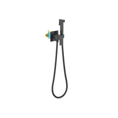 Aquatek Либра AQ1022MB Комплект для гигиенического душа встроенный, цвет: чёрный фото