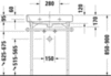 Duravit Happy D.2 2318650030 Раковина мебельная