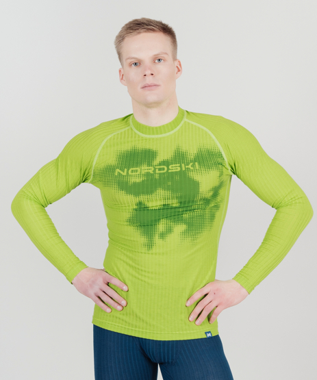 Мужской термолонгслив Nordski Light green