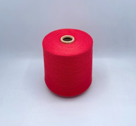 Manifatture Tessili Bresciane (пр.Италия), art-Carla 2/50 2500м/100гр,60%Хлопок 40%Меринос, цвет- Красный(2021) , арт-31910