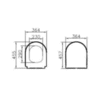 VitrA 110-003-019 Сиденье для унитаза с микролифтом