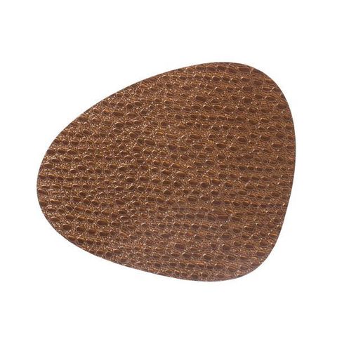 Подстановочная салфетка фигурная 37х44 см, толщина 1,6мм Lace brown LindDNA-98879
