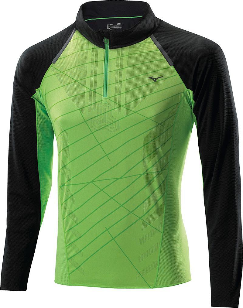 Рубашка беговая Mizuno Drylite Premium 1/2 ZIP мужская