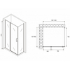 Abber Sonnenstrand AG04140S-S85 Душевой уголок, 140x85x195, цвет: хром