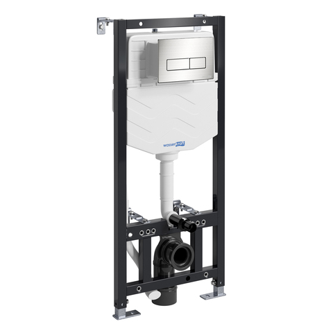 WasserKRAFT Aller 10TLT.010.ME.BN03 Инсталляция для унитаза с клавишей, цвет: никель