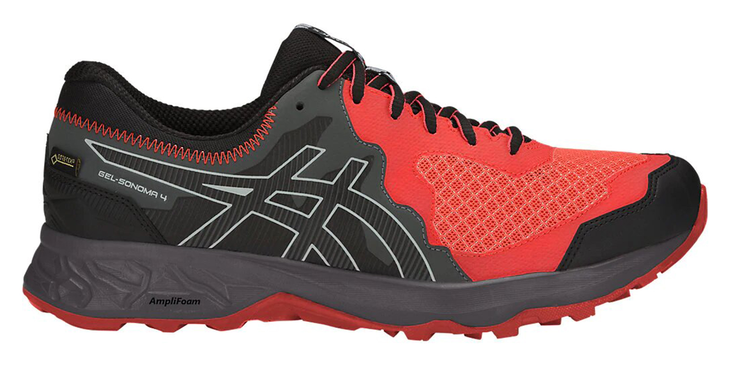 Asics Gel Sonoma 4 GoreTex кроссовки для бега мужские черные-красные