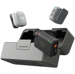 Беспроводной петличный микрофон DJI Mic Mini 2 (2 TX + 1 RX + Charging Case), Черный | Black