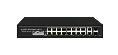 Коммутатор PoE OSNOVO SW-8182/L(300W)