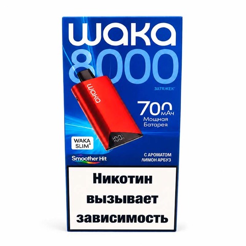 WAKA SLIM 8000 - Лимон Арбуз