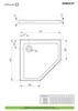 Radaway Doros PT SDRPT8080-01 Душевой поддон