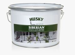 Краска для дерева Husky Siberian моющаяся полуматовая прозрачная 9 л