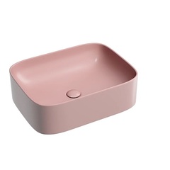 Ceramica Nova Element CN6052MP Умывальник чаша накладная прямоугольная, 50.5x38, цвет: розовый матовый фото