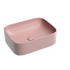 Ceramica Nova Element CN6052MP Умывальник чаша накладная прямоугольная, 50.5x38, цвет: розовый матовый