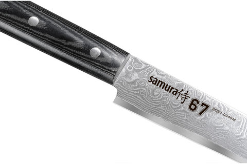 Нож кухонный для нарезки слайсер 195мм Samura 67 Damascus SD67-0045M