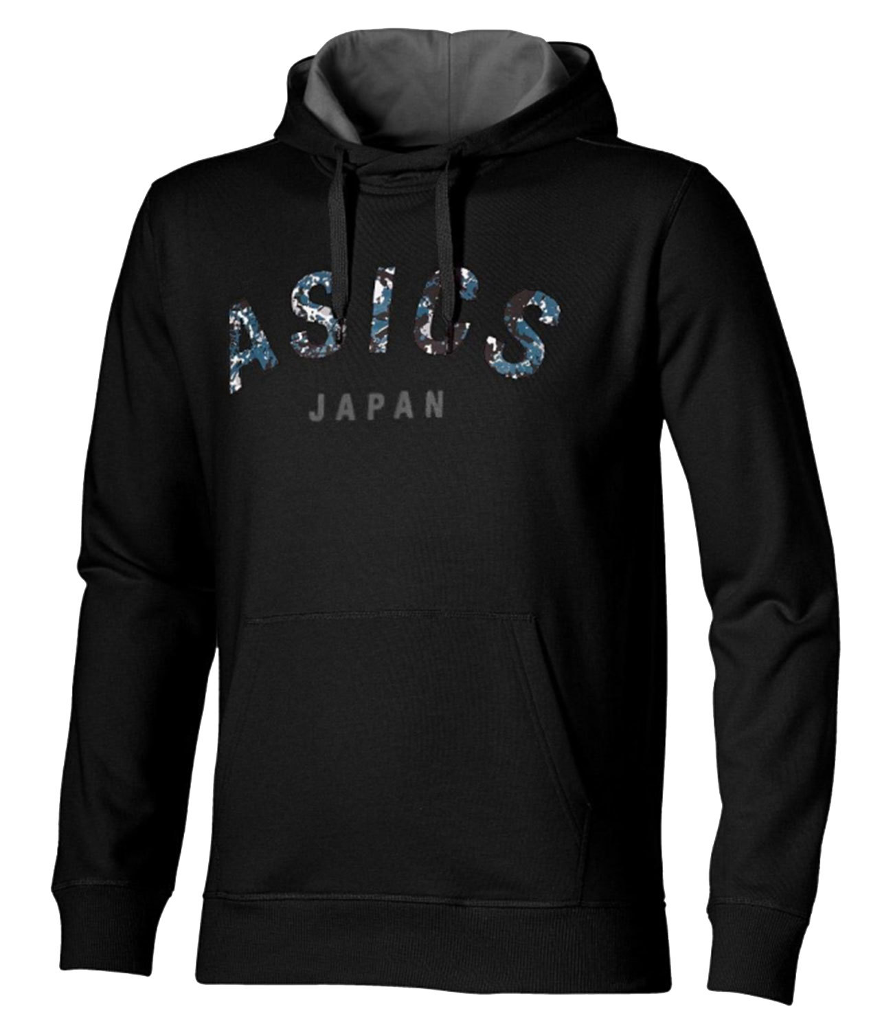Спортивная толстовка мужская Asics Camou Logo Hoodie черная