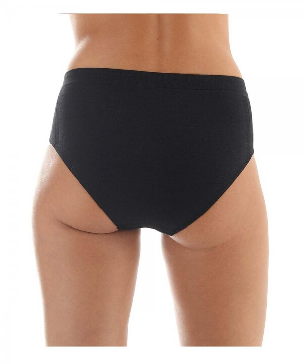 Трусы классика женские Brubeck Comfort Wool черные - 2