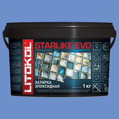 Затирка швов эпоксидная Litokol Starlike Evo S.330 Blu Avio, 1 кг