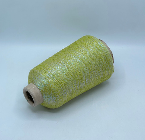 Torcitura di domaso, Refolo, 3300м. 66% Вискоза, 34% Полиэстер(люрекс), Лайм(730), 40396