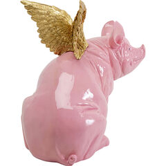 Фигура декоративная Flying Pig «Летящая свинья» 79 см, Розовый