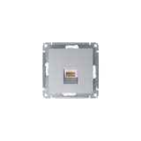 Розетка компьютерная RJ45, кат. 5Е - AtlasDesign - алюминий — фото 3