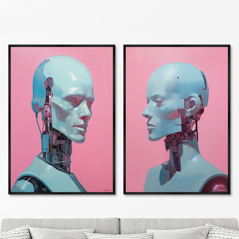 ArtNoMore - Набор из 2-х репродукций картин на холсте Любовь без упрека, 2024г.