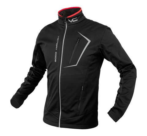 Разминочная лыжная куртка Victory Code Dynamic black