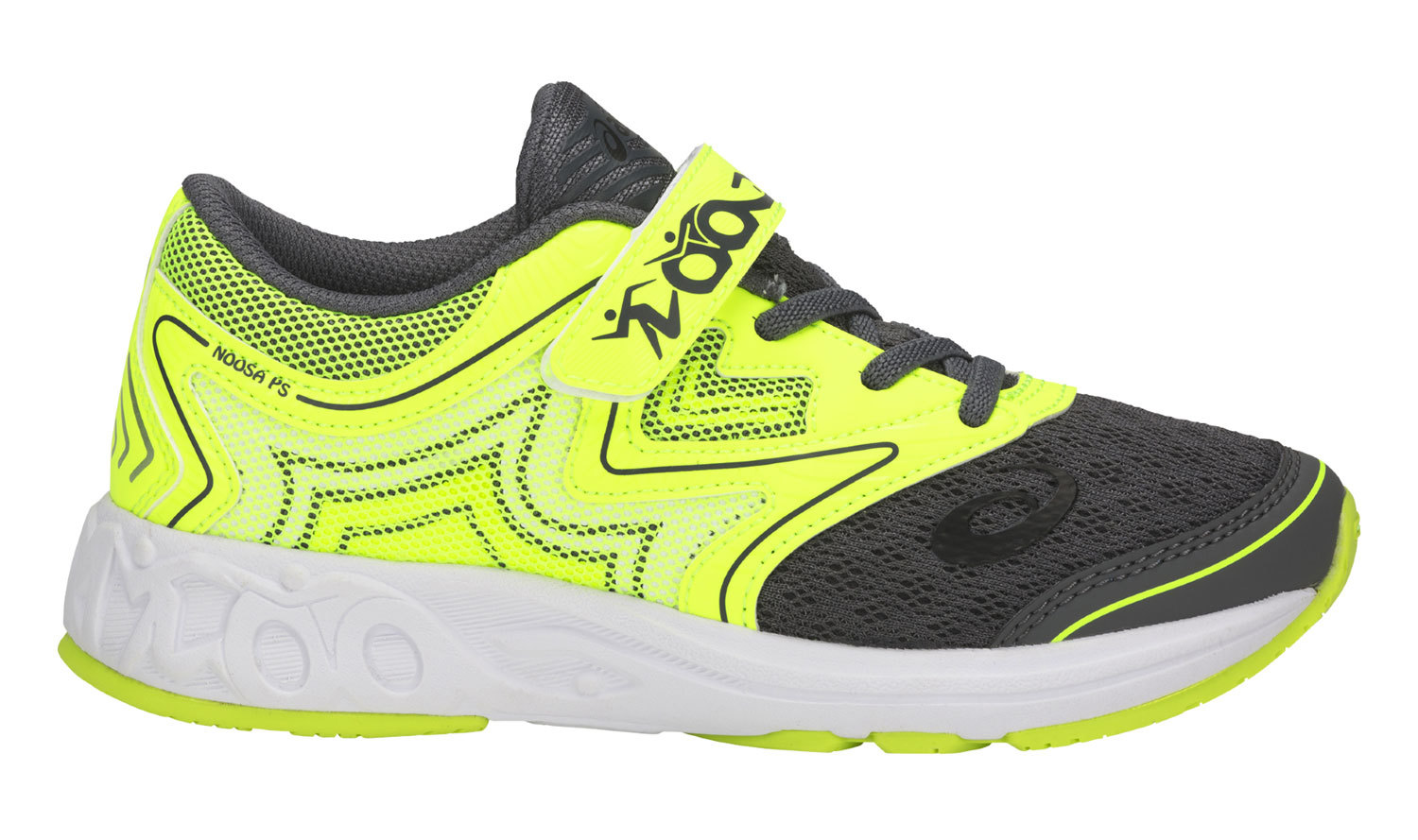 Asics Gel Noosa Tri 12 PS кроссовки для бега детские черные-желтые