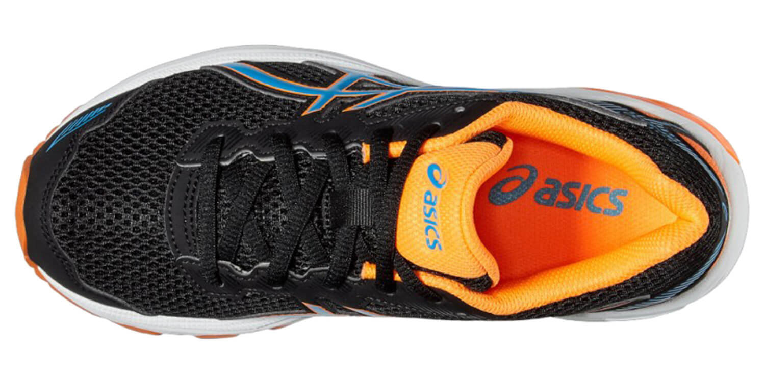 Asics Gt 1000 5 Gs беговые кроссовки подростковые черные-оранжевые - 4