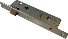 Замок под цилиндр узкопрофильный L153-35 SN матовый никель