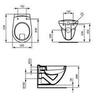 Ideal Standard Eurovit V340301 Чаша унитаза подвесного