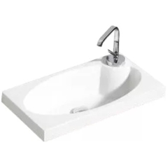 BelBagno Pietra Mini BB-460-PM-LVB Раковина из искусственного мрамора, 46x26, цвет: белый фото