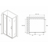 Abber Sonnenstrand AG04110S-S75 Душевой уголок, 110x75x195, цвет: хром
