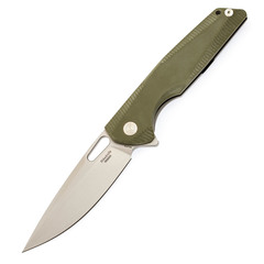 Фото Складной нож Rikeknife RK802G Green, сталь 154CM, рукоять титан/G10