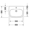 Duravit D-Code 23116500002 Раковина медицинская