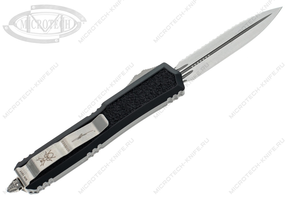 Нож Microtech Makora D/E Stonewashed 206-12S Full Serrated