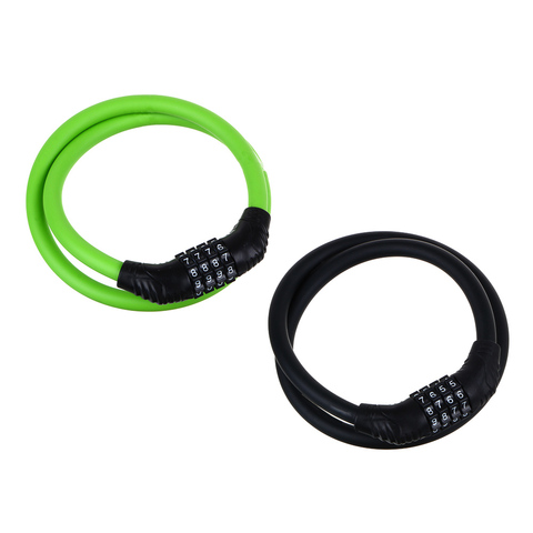 Замок велосипедный-кодовый BY SPORT, 12x800мм