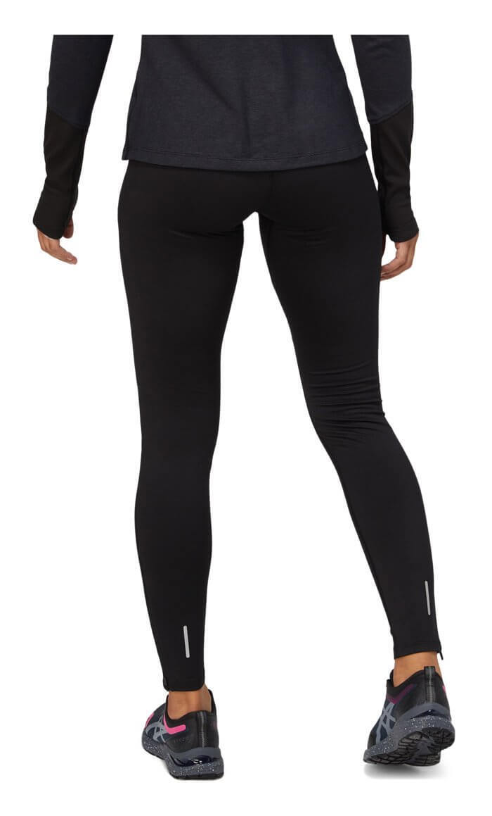 Asics Lite Show Winter Tight беговые тайтсы женские черные - 2