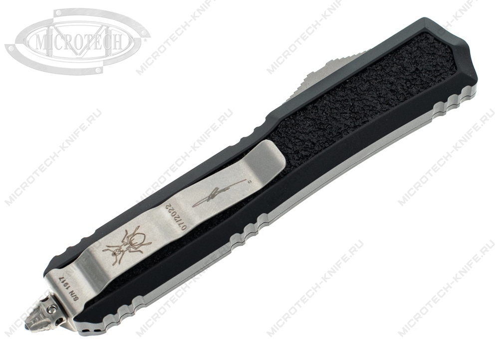 Нож Microtech Makora D/E Stonewashed 206-12S Full Serrated