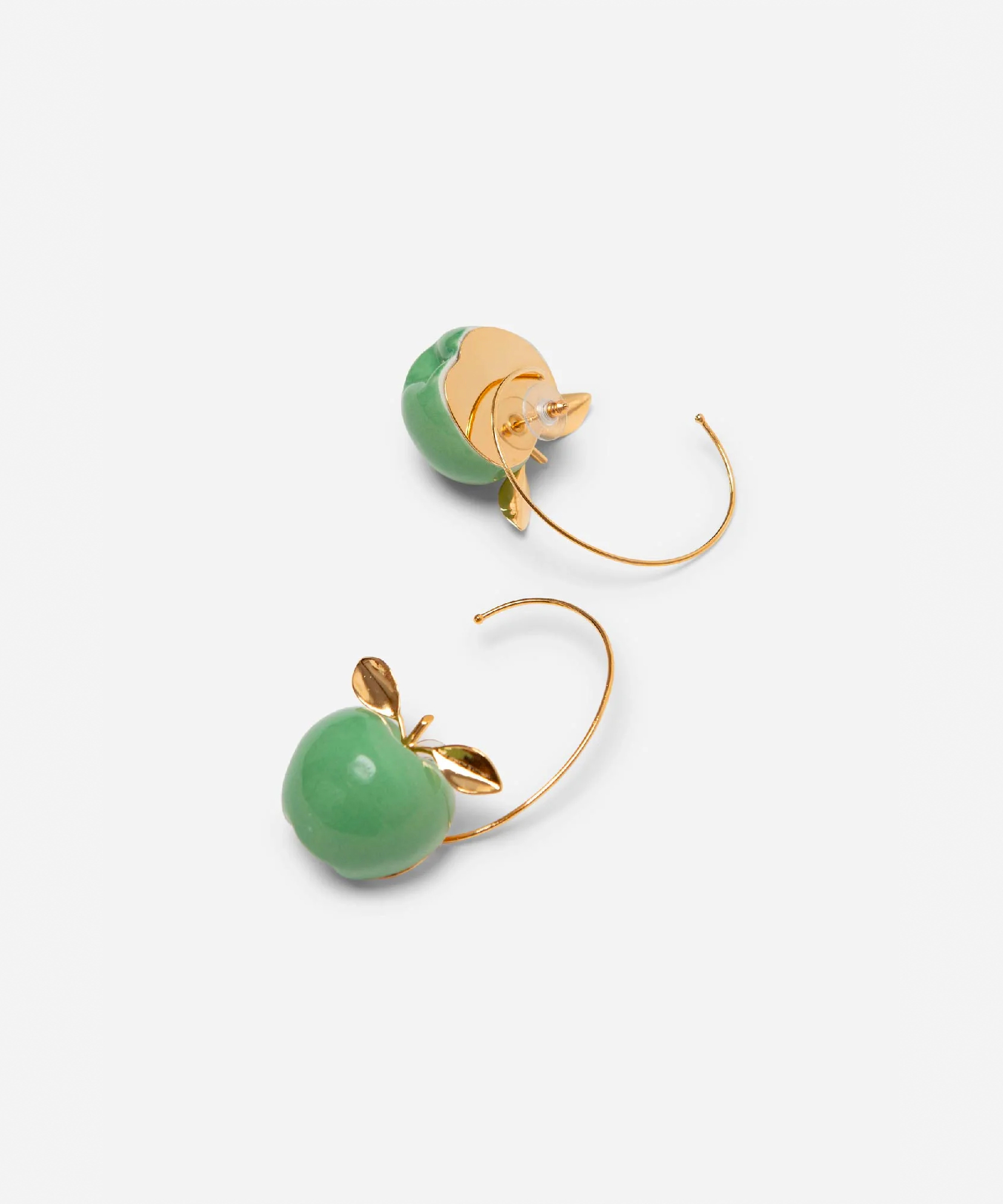 Серьги APPLE BIG GREEN